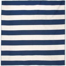 Liora Manne Sorrento Rugby Stripe Indoor/Outdoor Rug - Navy, 8' By 8'