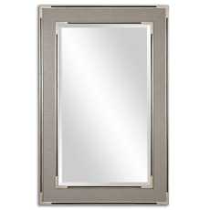 Uttermost Alfred Oversized Gray-Tan Mirror