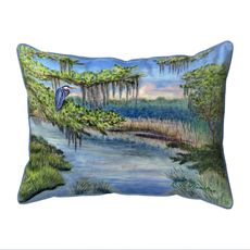 Marsh Morning Extra Large Zippered Indoor/Outdoor Pillow 20x24
