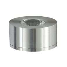 Alpha Collection 1 Light Led Surface Mount Button In Brushed Aluminum