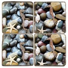 Seahorse Marble Coasters