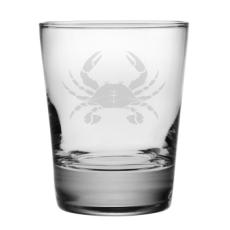Crab Etched Dof Glass Set