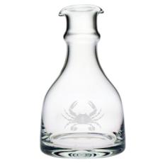 Crab Etched Carafe