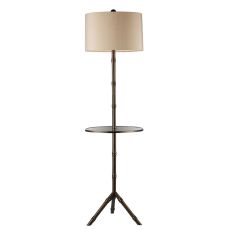Stanton Floor Lamp In Dunbrook Finish With Glass Tray