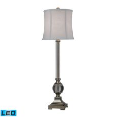 Corvallis Led Buffet Lamp In Polished Nickel And Clear Finish