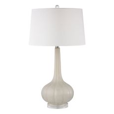 Abbey Lane Ceramic Table Lamp In Off White
