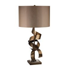 Allen Metal Sculpture Table Lamp In Roxford Gold