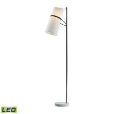 Banded Shade Led Floor Lamp