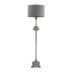 Gold Fluted Neck Floor Lamp