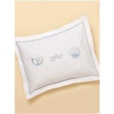 Nautilus, Starfish And Scallop Shell Boudoir Pillow