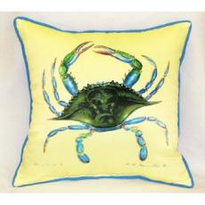 Female Blue Crab Indoor Outdoor Pillow