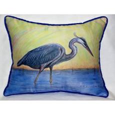 Blue Heron Indoor Outdoor Pillow