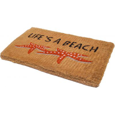 Life's a Beach Starfish Doormat