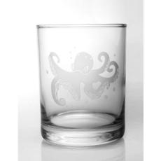 Octopus On The Rocks Glasses  S/4