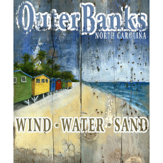 Outer Banks Wall Art Personalized