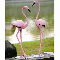 Pink Flamingo Pair