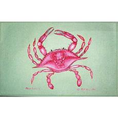 Pink Crab Door Mat