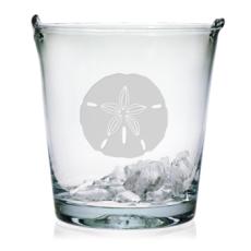 Sand Dollar Etched Ice Bucket