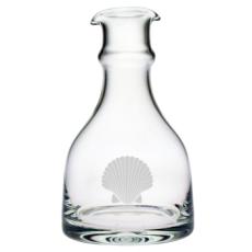 Scallop Shell Etched Carafe