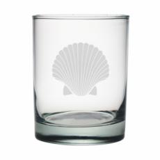 Scallop Shell Etched DOR Glass Set