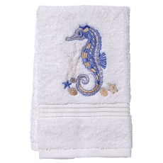 Seahorse (Blue) Terry Towel 12"x19"