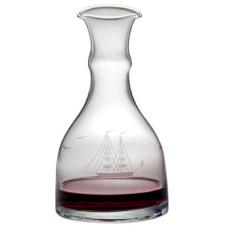 Clipper Ship Etched Carafe