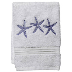 Three Starfish (Blue) Terry Towel 12"x19"