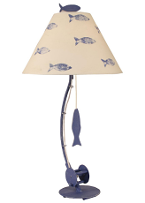 Weathered Morning Jewel Sea Fishing Pole lamp