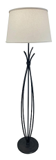 Kodiak Iron Stack with Braided Wire Floor Lamp