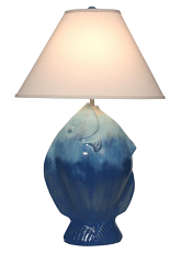 Bahama Angel Fish Pot Table Lamp