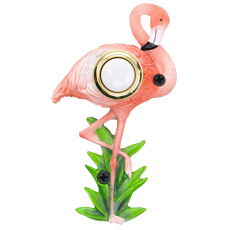 Painted Flamingo Doorbell