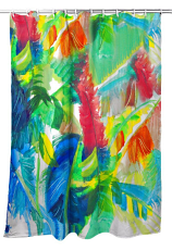 Abstract Palms Shower Curtain