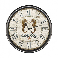 Personalized Seahorse Crab Clock