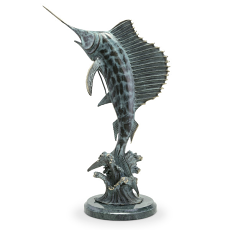 Tail Walker Sailfish Sculpture