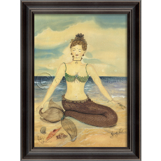 Zen Mermaid Framed Art