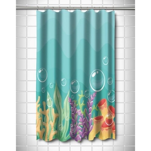 Sea Bed Shower Curtain