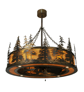 44.5"W Tall Pines W/Up And Downlights Chandel-Air