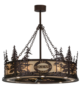 45"W Personalized Okemo Sky Lounge W/Up And Downlights Chandel-Air