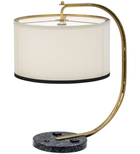 22"H Cilindro Madrona Table Lamp