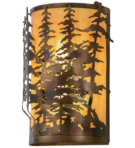 14"W Tall Pines Wall Sconce