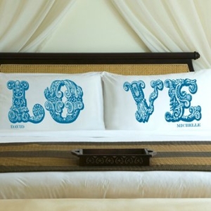 Couples Personalized Pillow Case Set