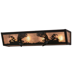 24"W Leaping Trout Vanity Light
