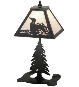 15"H Loon Accent Lamp