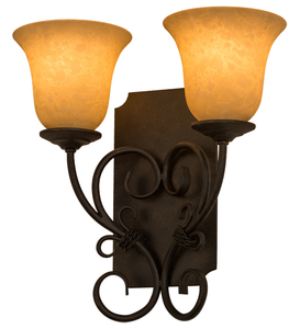 14"W Thierry 2 Lt Wall Sconce