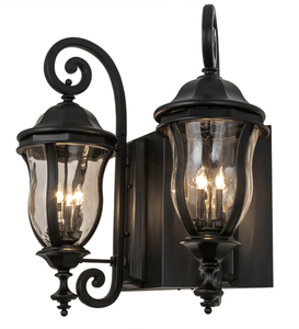 33"W Monticello 2 Lt Wall Sconce