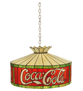 24"W Coca-Cola Pendant
