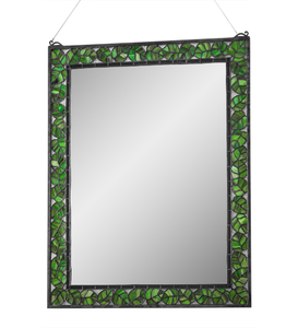 28"W X 36"H Oak Leaf Mirror
