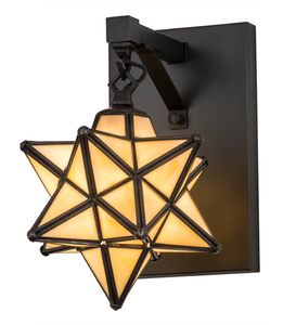 9" Moravian Star Wall Sconce