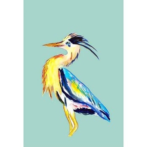 Vertical Blue Heron Designer Flag