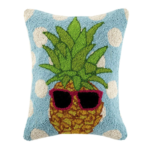 Polka Dot Pineapple Hook Pillow